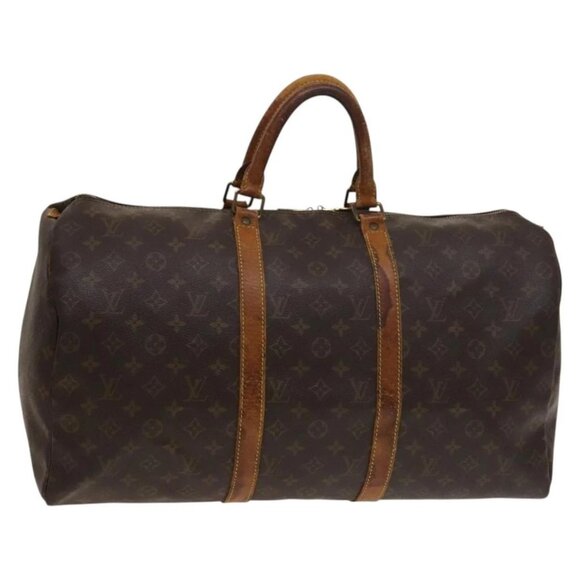 LOUIS VUITTON Monogram Keepall 50 Boston Bag M41426 LV Auth 129690 - Picture 1 of 16